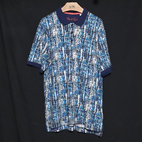 Robert Graham SS Polo - Blue SKULLS - Sz XL* - Picture 1 of 5